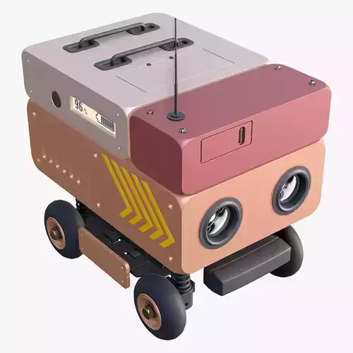 Autonomous Delivery Robot M1 3D model 3