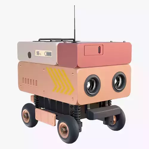 Autonomous Delivery Robot M1 3D model 5