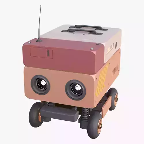 Autonomous Delivery Robot M1 3D model 6