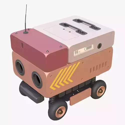 Autonomous Delivery Robot M1 3D model 4