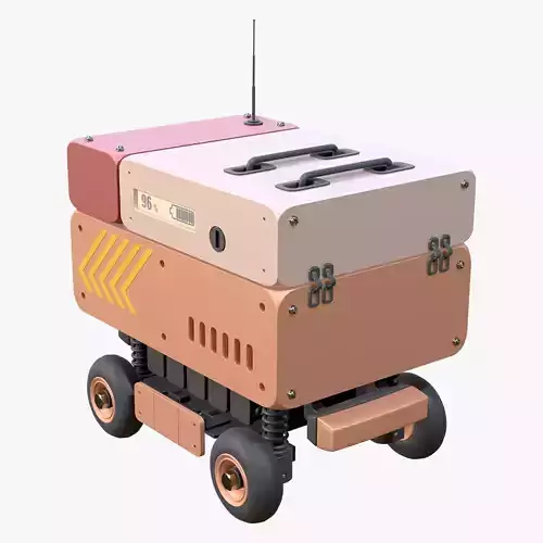 Autonomous Delivery Robot M1 3D model 2