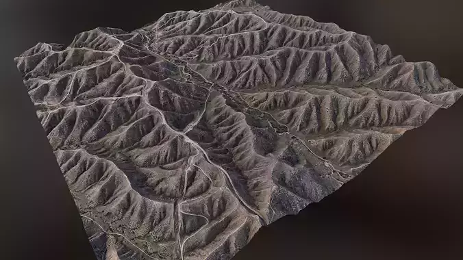 Landscape D - Scan 3D model