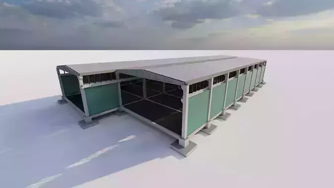 Warehouse-Warehouse Building 3D model