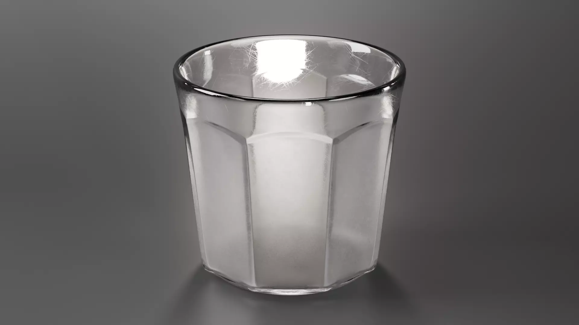 Faceted Glass 3D model