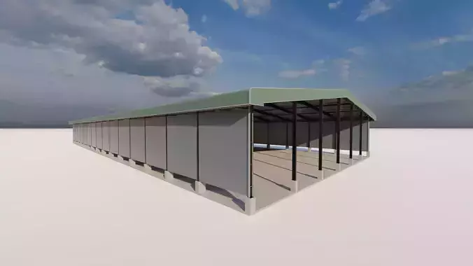 Warehouse-Warehouse Building 3D model