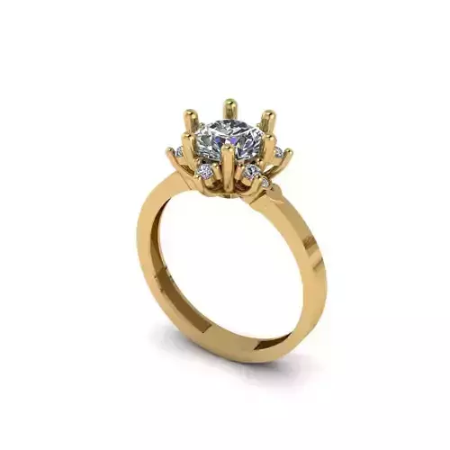 Lotus Ring 07 7mm