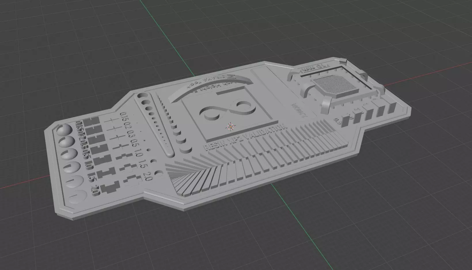 3D Resin Print Test Files Free 3D print model