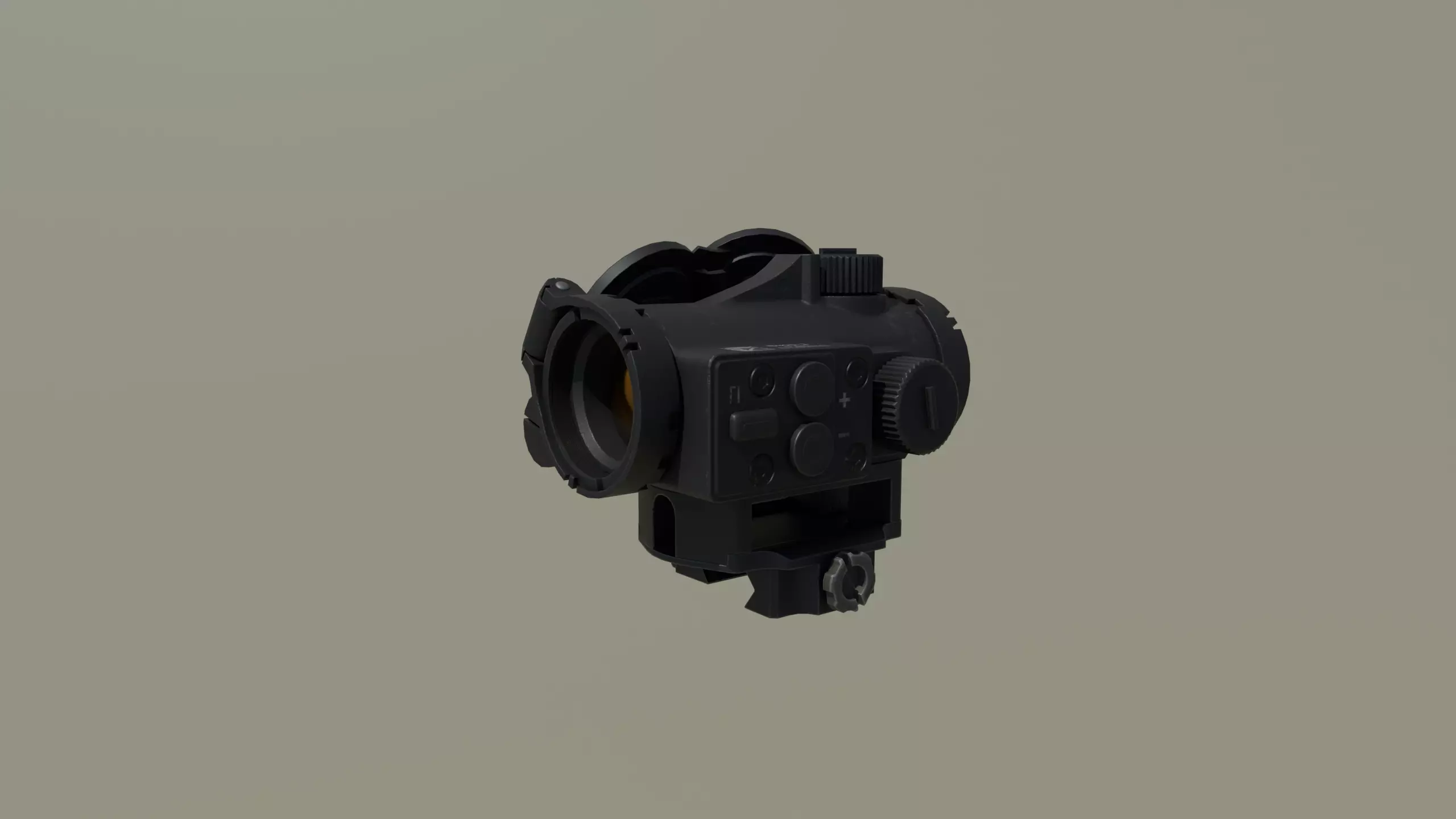 Vzor-1 Zenitco Red Dot Scope Low-poly 3D model