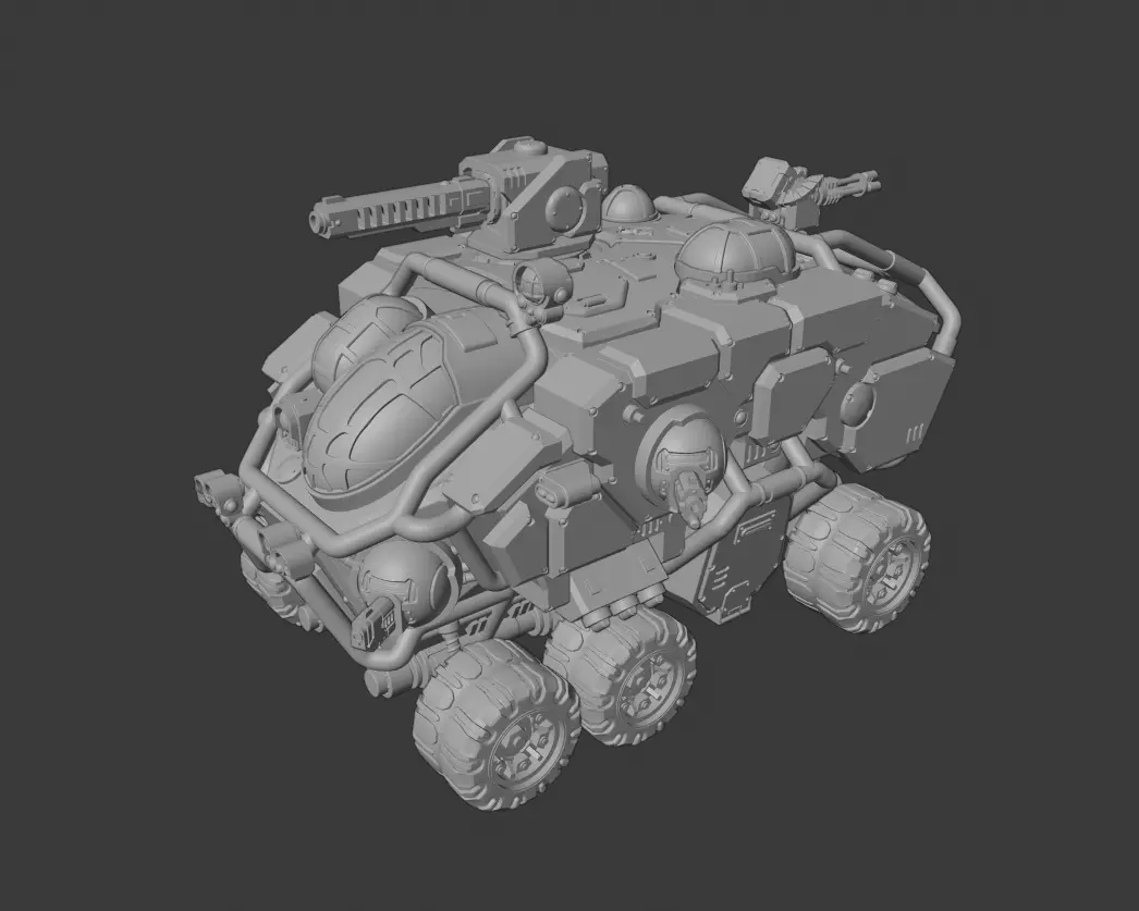 Hacker Truck 3D print model