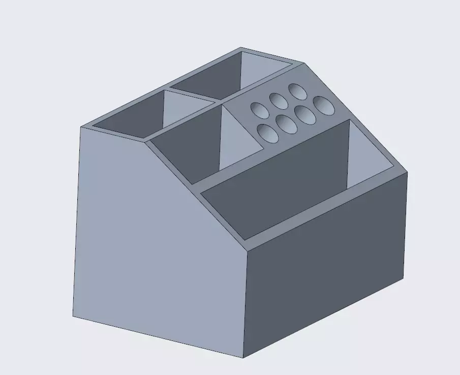 Simple Desk Organizer 3D print model