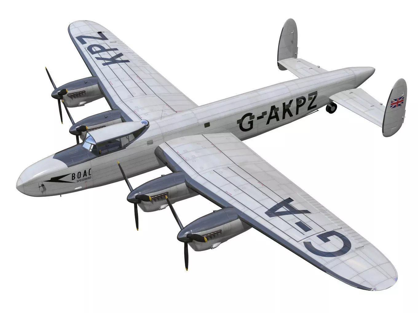 avro Lancastrian 3D model