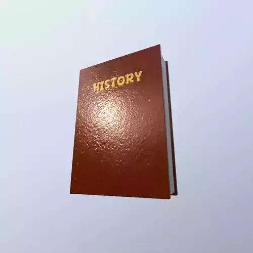 History Hardcover Book Embossed Academic Book Asset