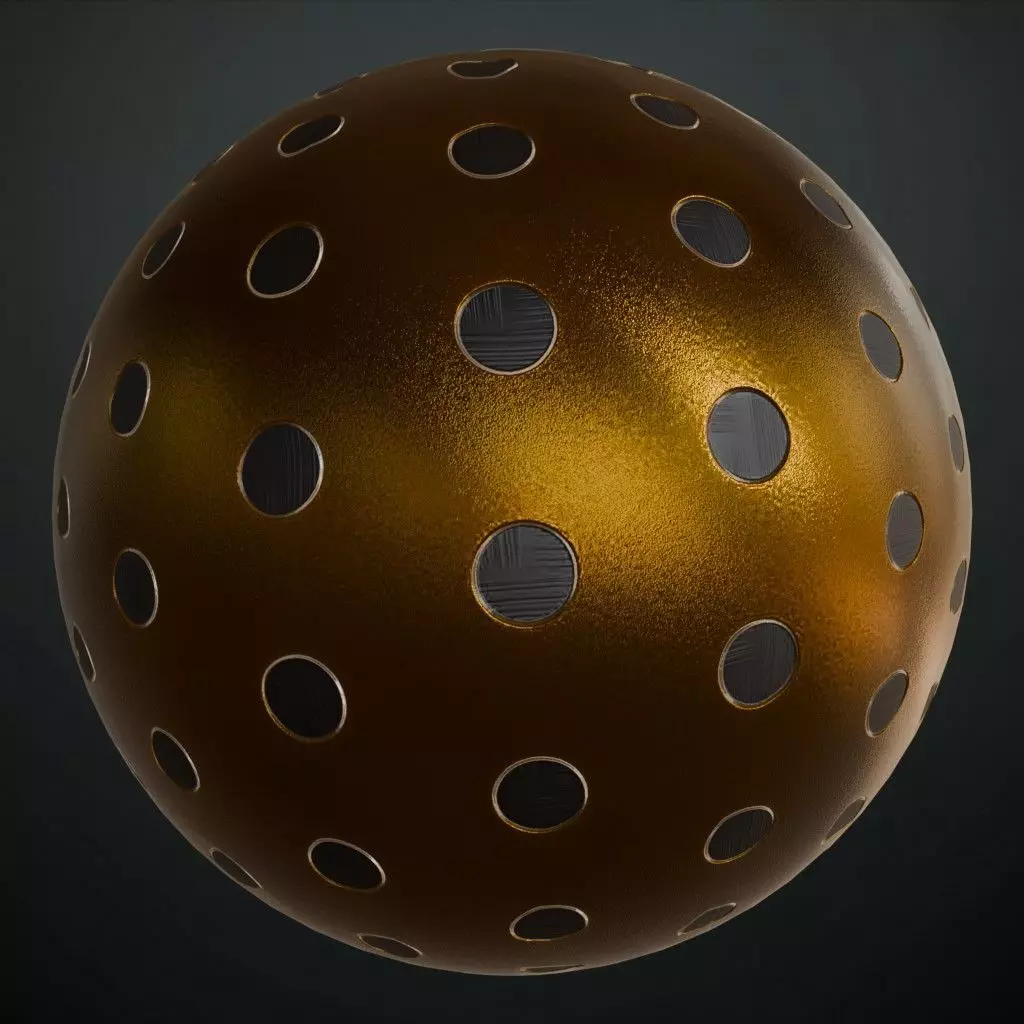Shiny Metal Grill PBR Seamless Texture