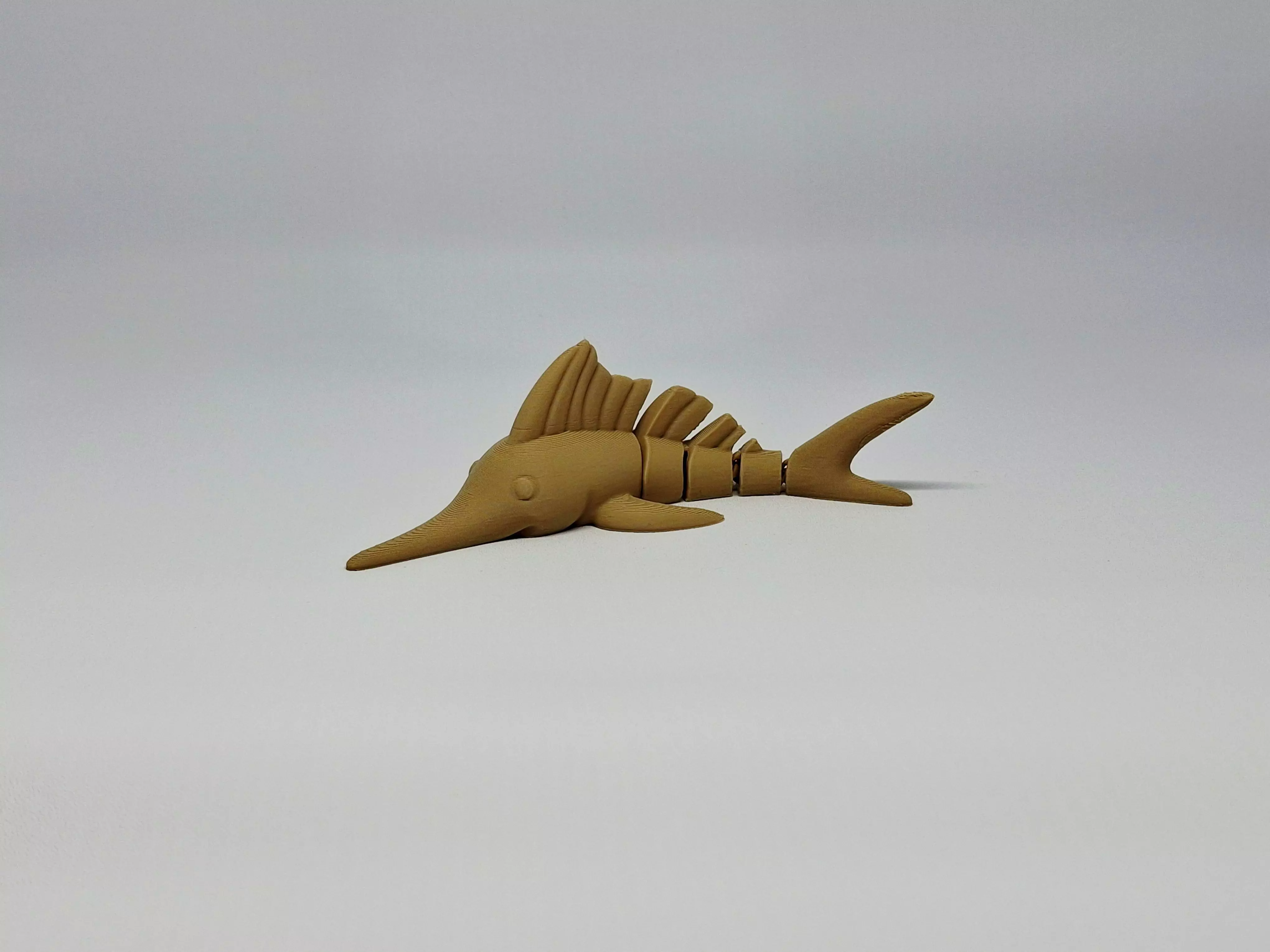 Sylized Flexi Marlin Fish Stl Model 3D print model