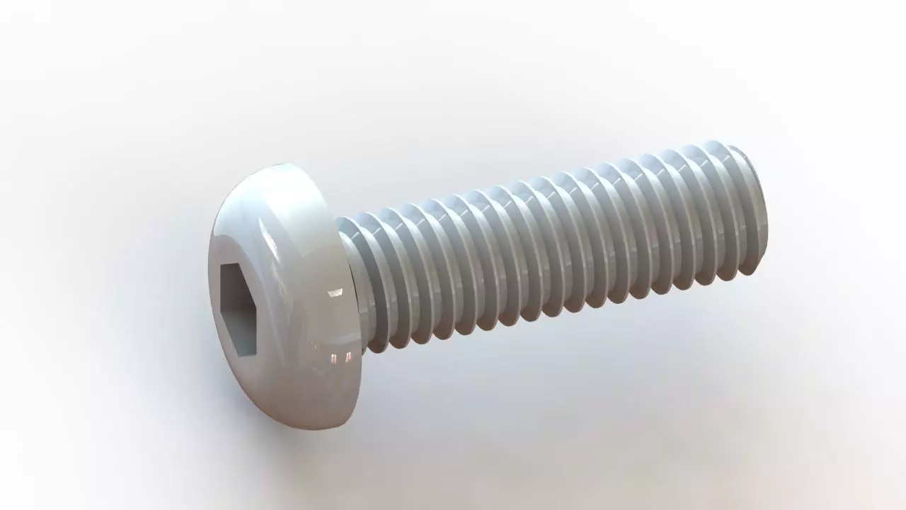 Hexagon socket countersunk and button head screws - M3 x 10 Free 3D print model