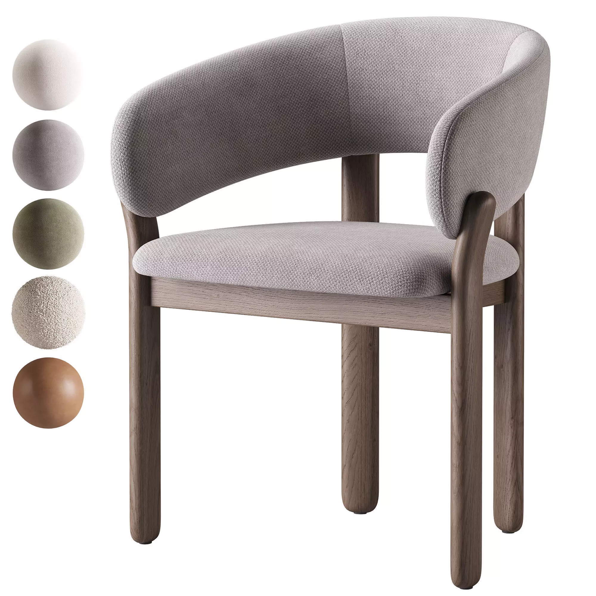 Baobab Armchair 3D model