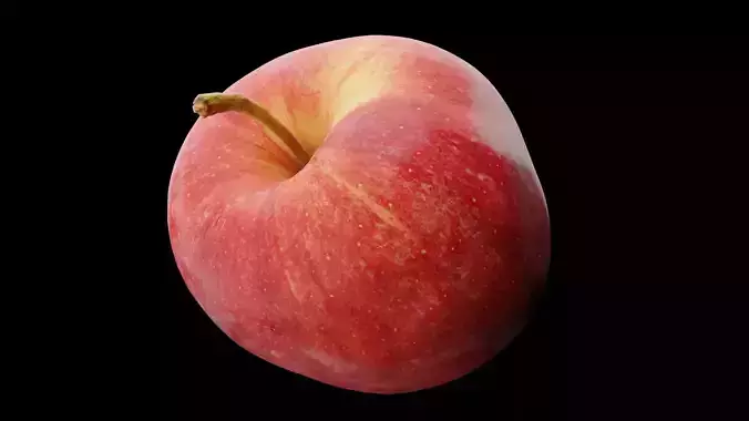 Realistic Red Apple 3D Model  Blender Cycles Render  3D model 3