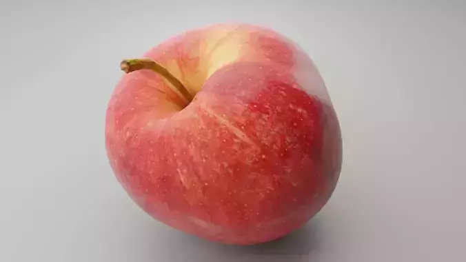 Realistic Red Apple 3D Model  Blender Cycles Render  3D model 5