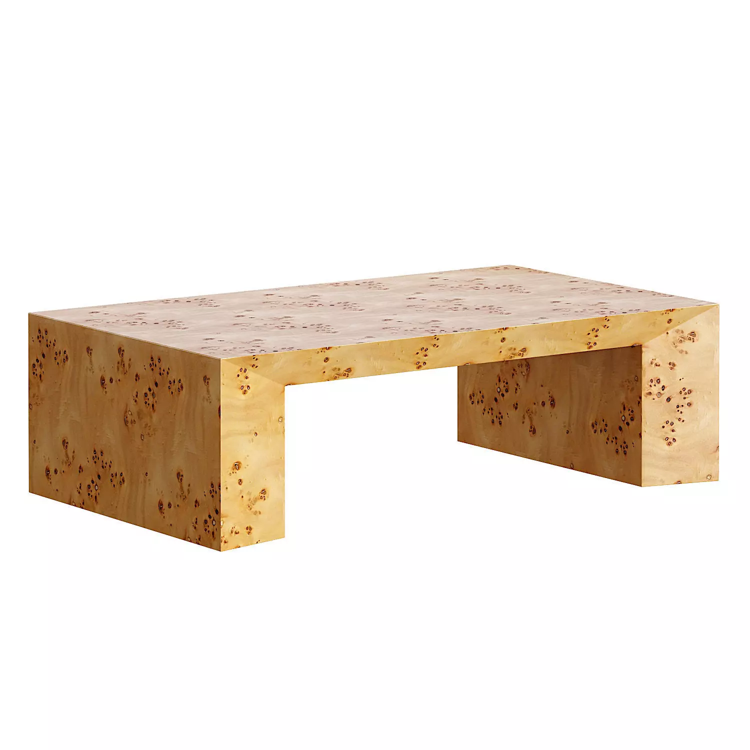 Bodil 47 Burl Coffee Table Low-poly 3D model