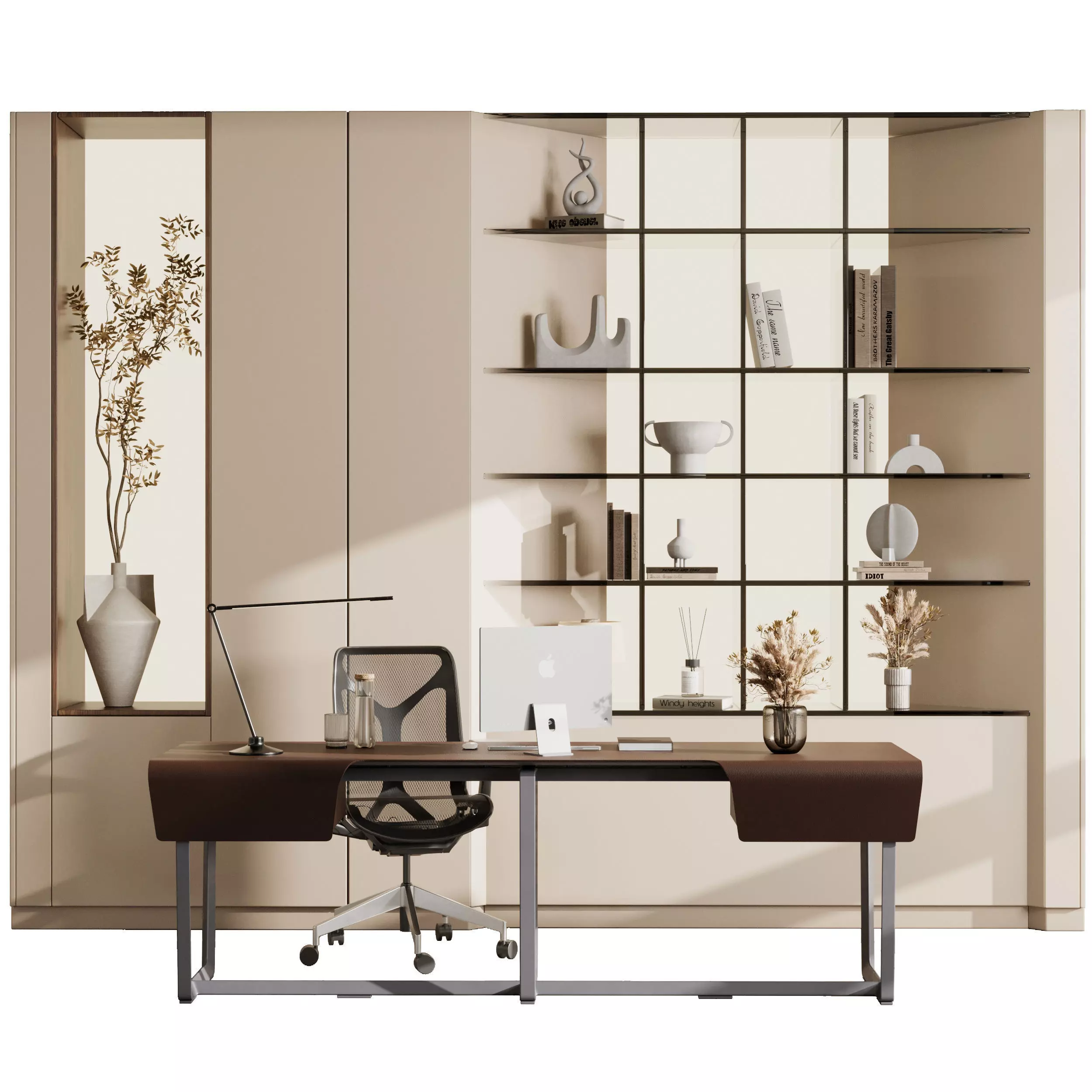 Boss Desk - Office Furniture 85 3D model