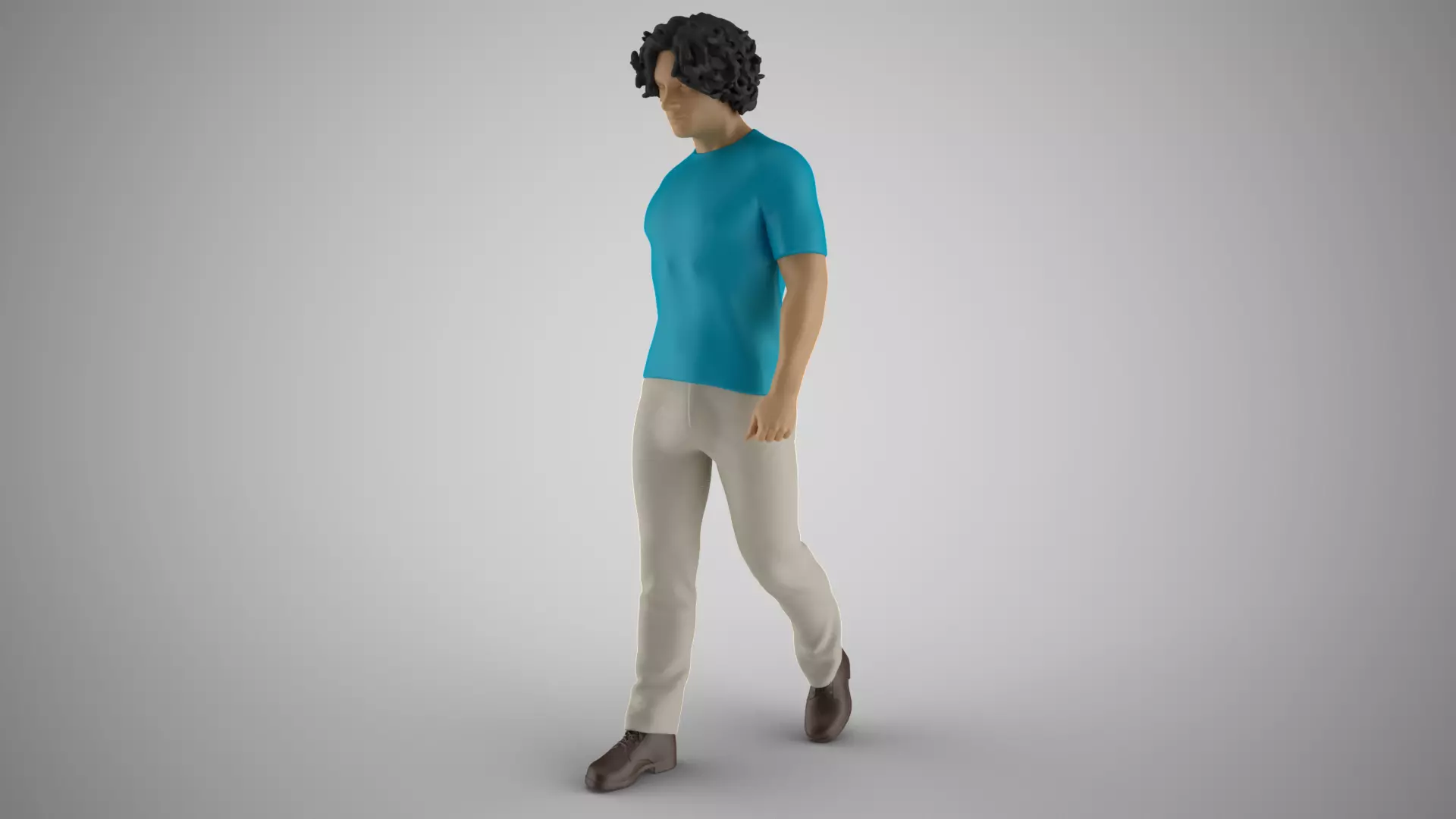 Young Man 3D print model