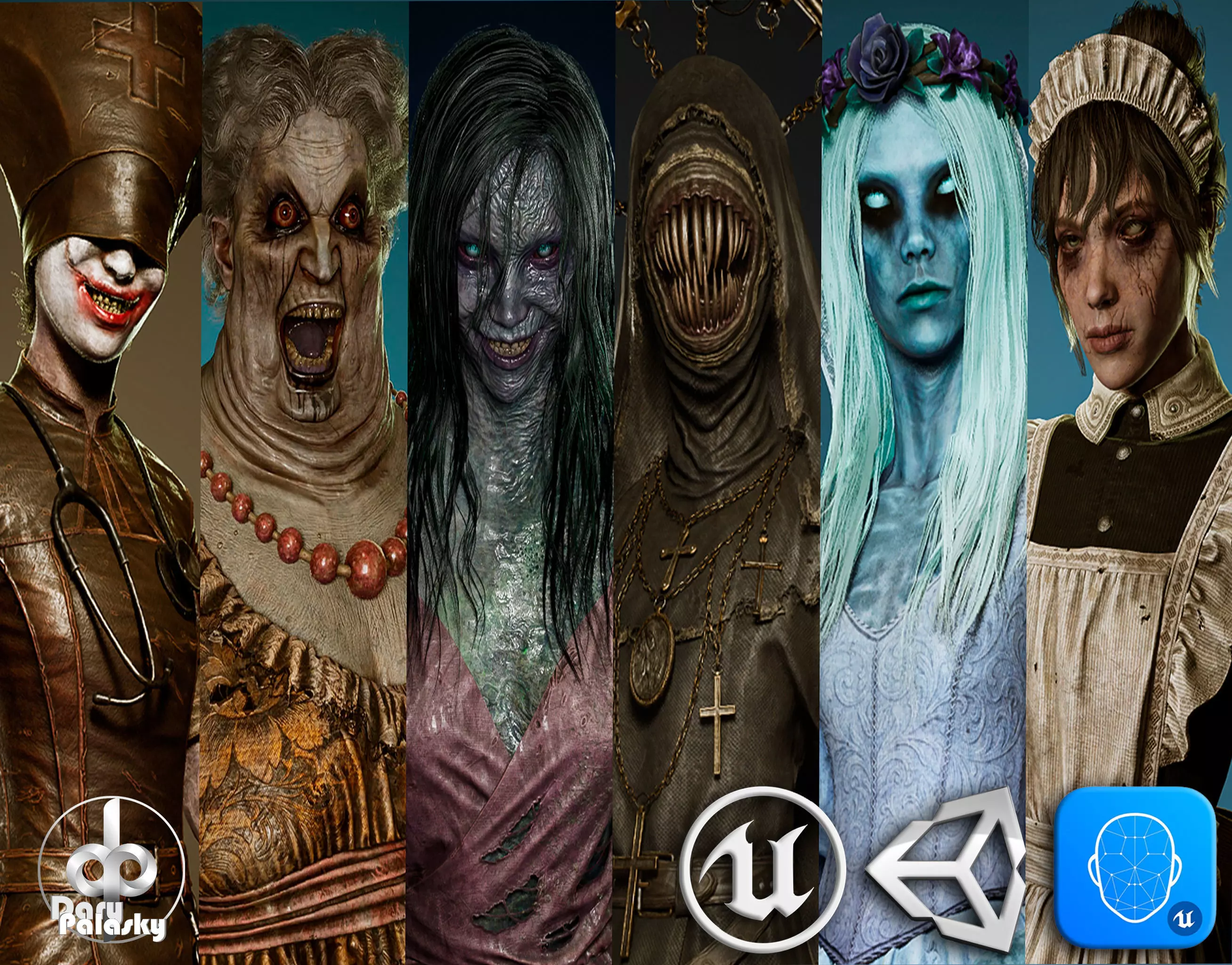 Horror Collection v2 Low-poly 3D model