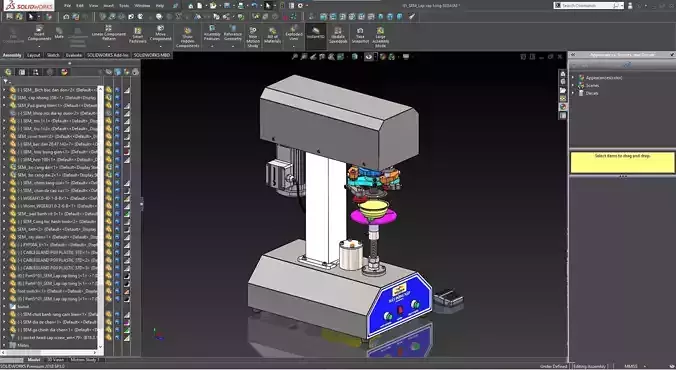 Seaming Capping Machine 3D model