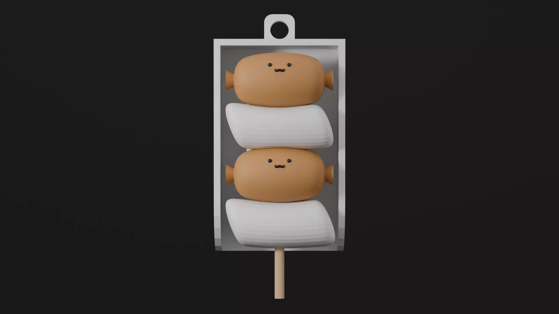 Street food-Clicker-STL 3D print model