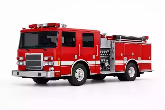 Small Town Fire Truck Compact Community Emergency Vehicle