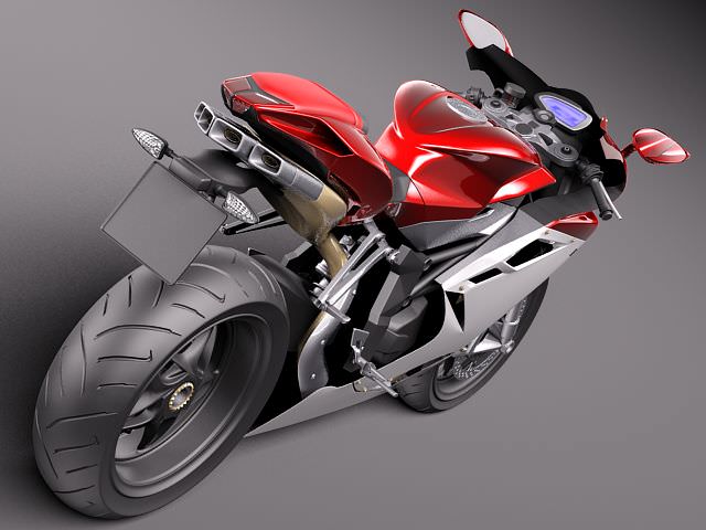 MV Agusta F4 3D model_5