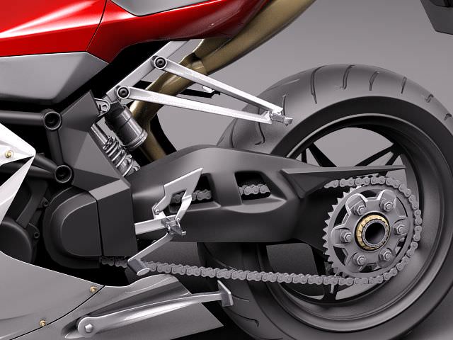 MV Agusta F4 3D model_6