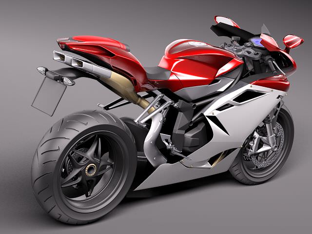 MV Agusta F4 3D model_4
