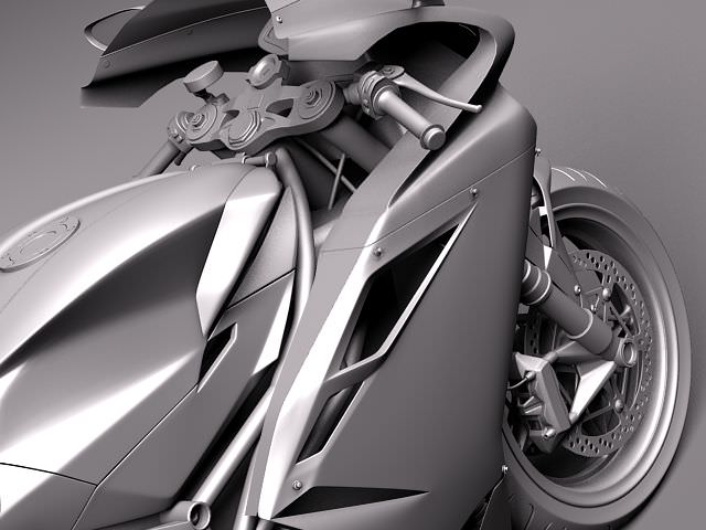 MV Agusta F4 3D model_11