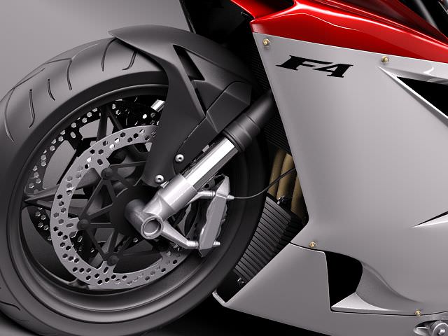 MV Agusta F4 3D model_2