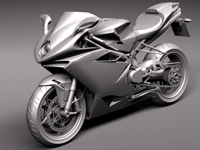 MV Agusta F4 3D model_9