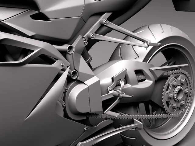 MV Agusta F4 3D model_10
