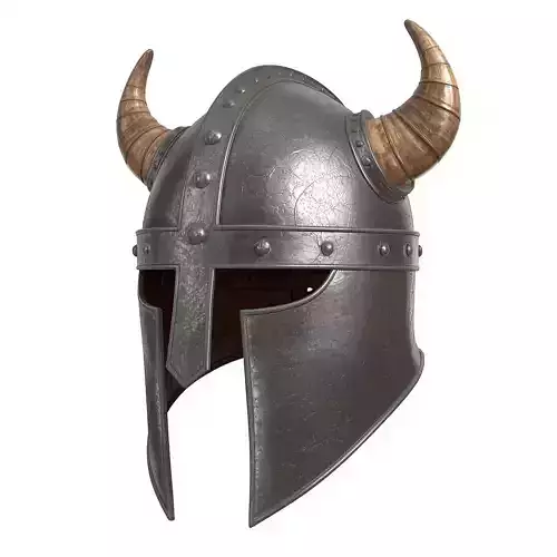 Viking Helmet 3D Model v02