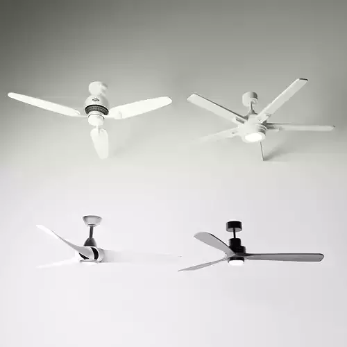 Modern Minimalist Ceiling Fan Set