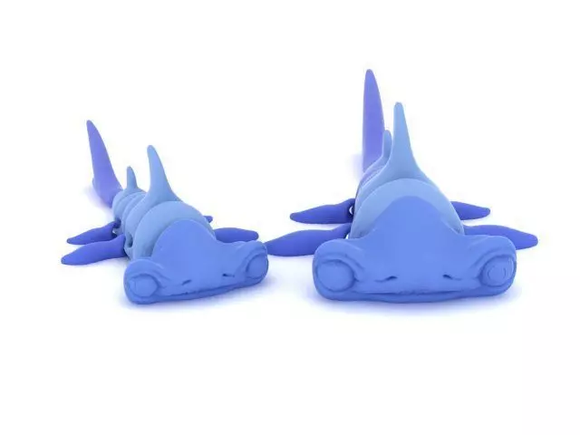 Cute Axolotl Figurine 3D Printable Model 3D print model