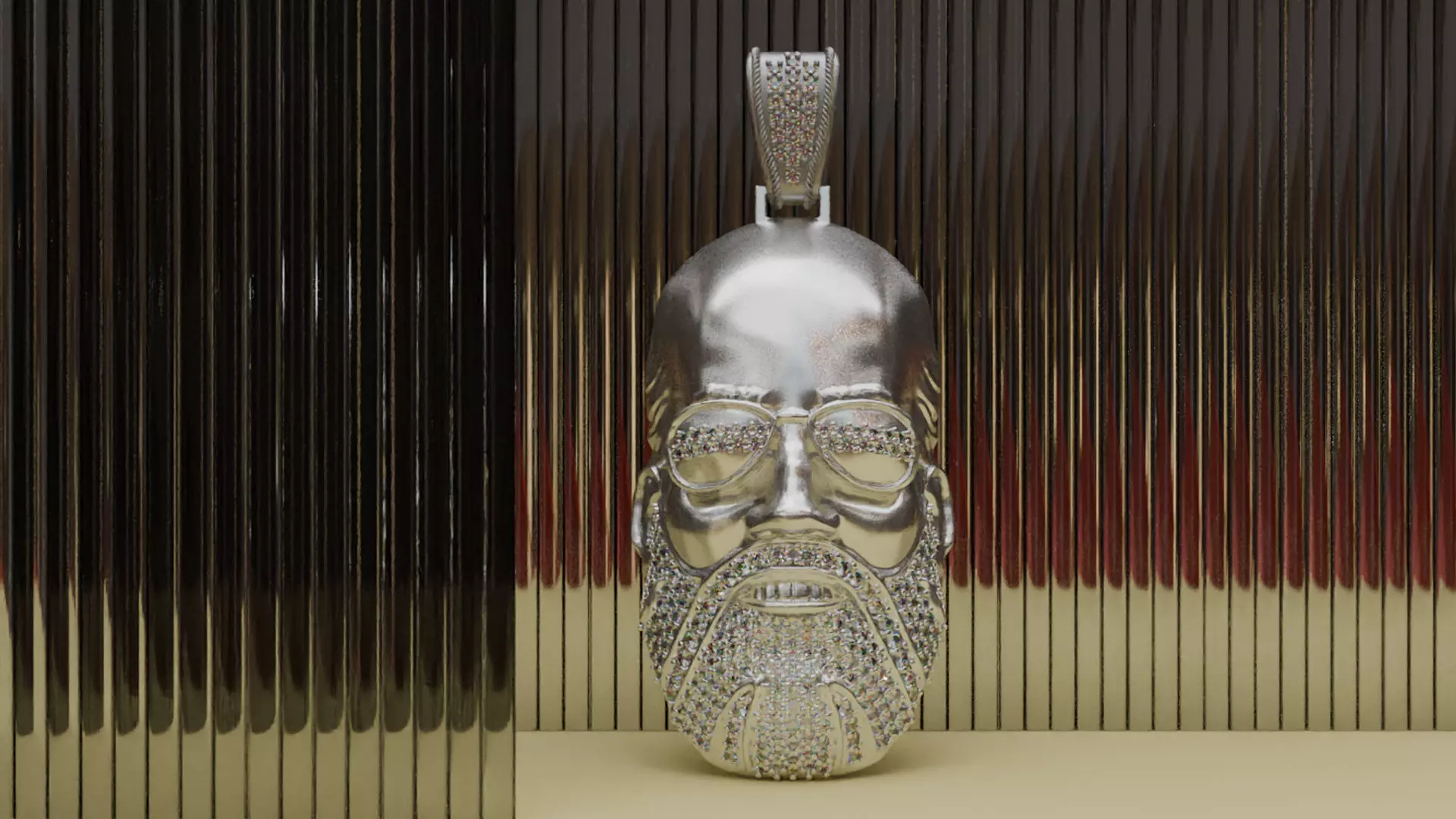 Hip hop Ice man Pendent for Jewelry 3D print 3D print model