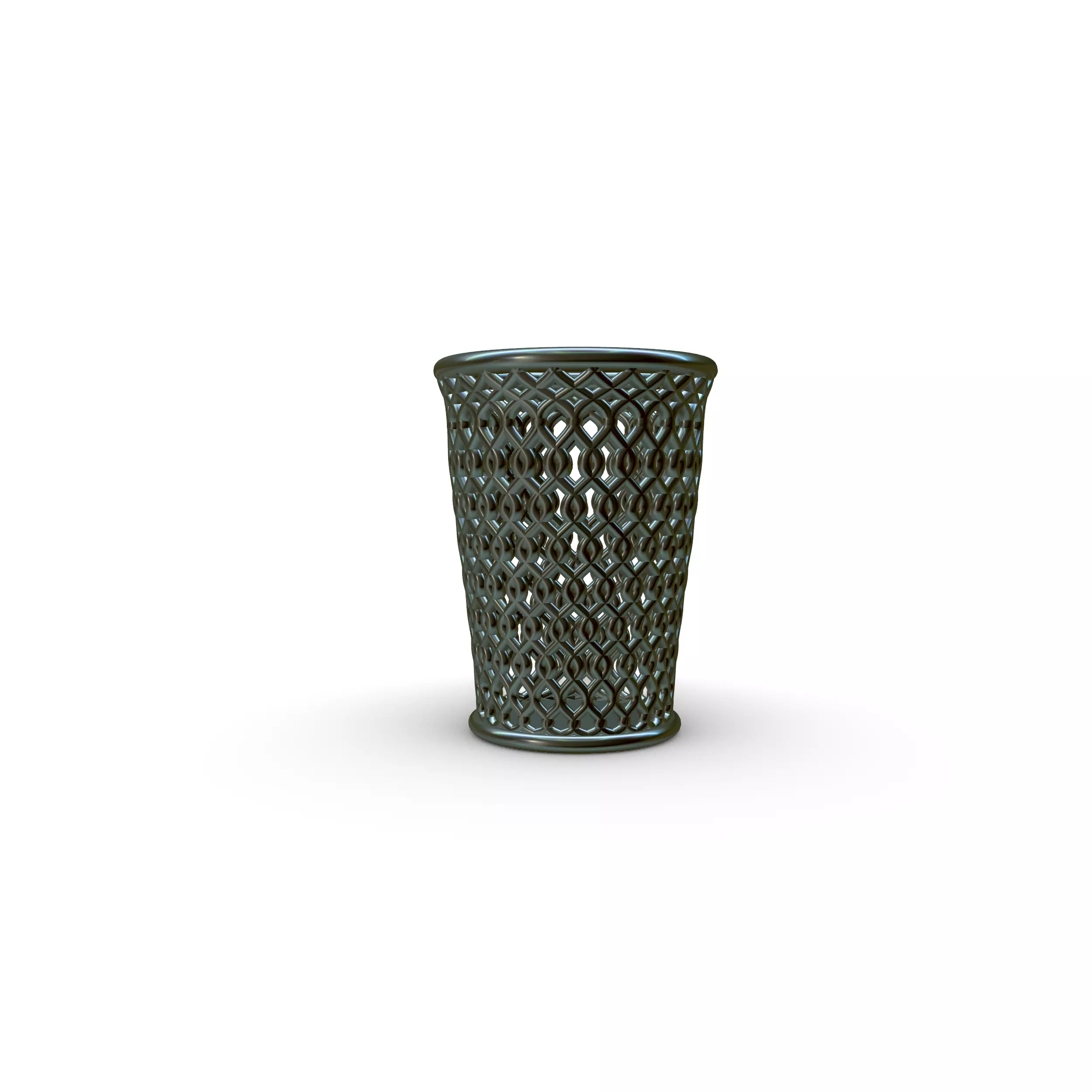 Weave Pattern basket 3D print model