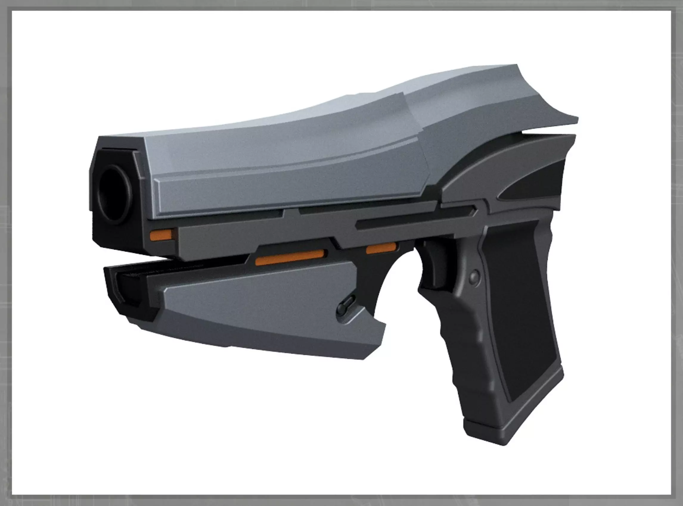 Krieger Wave Phaser Pistol STO 3D print model