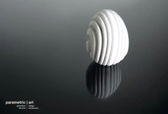 generative easter egg by parametric art Free 3D print model_0