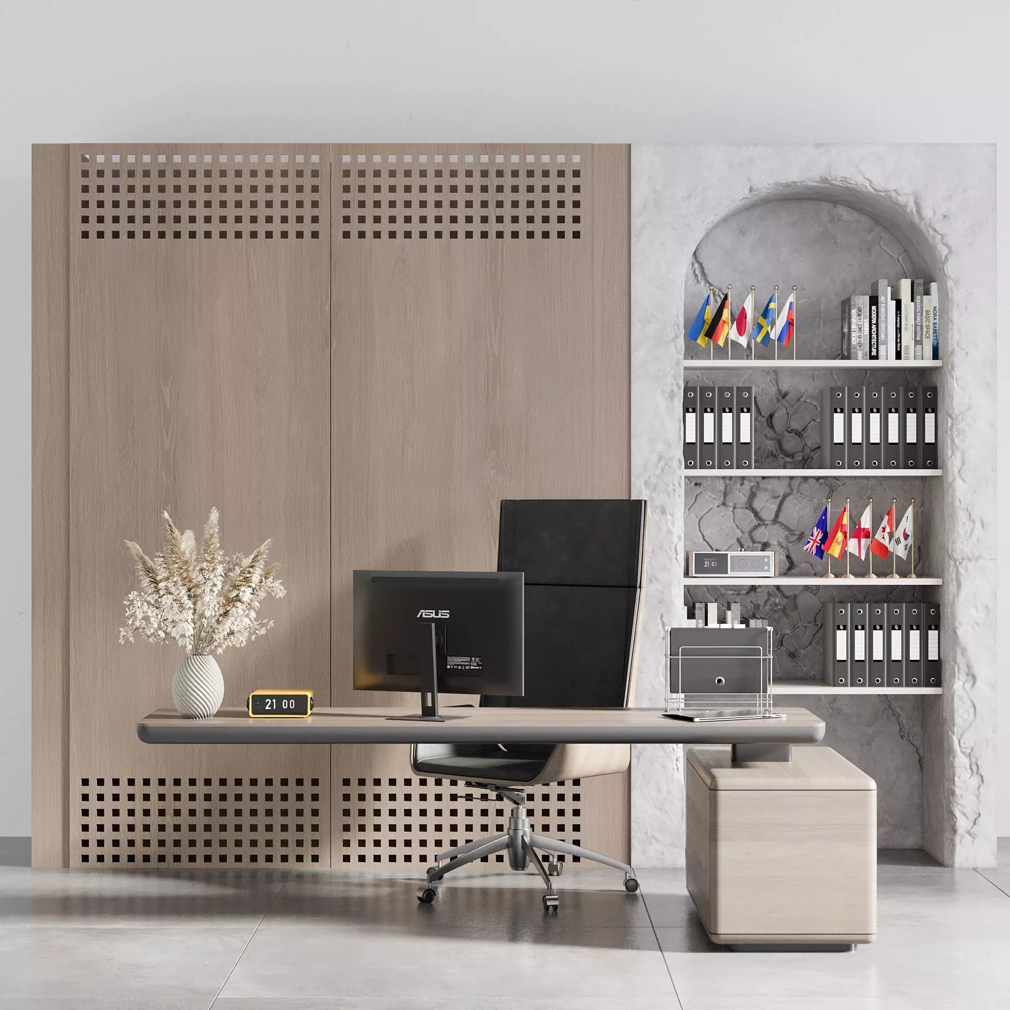 OFFICE FURNITURE NO34 A 3D model