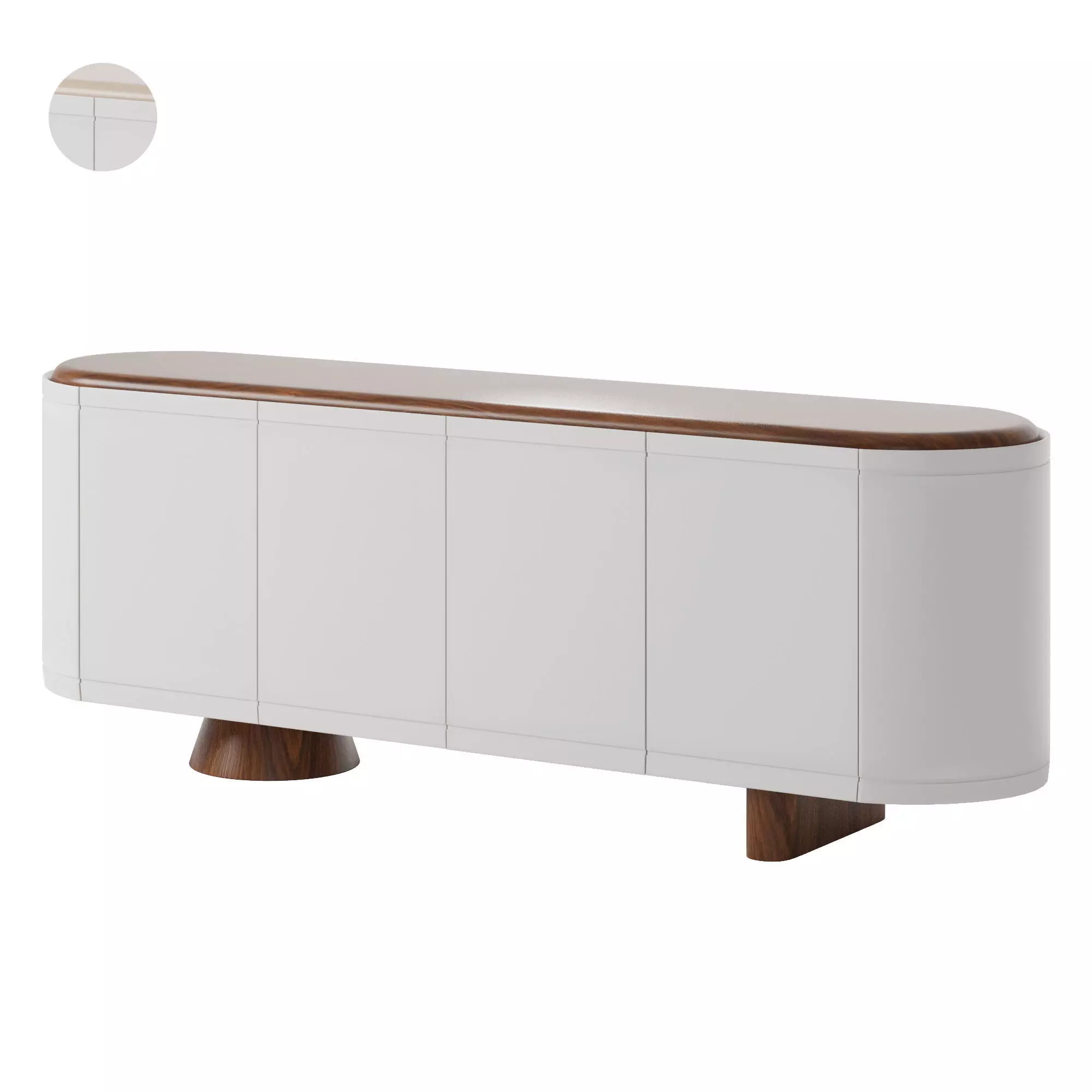 Siena and Viola Consoles by Medusa Home Low-poly 3D model