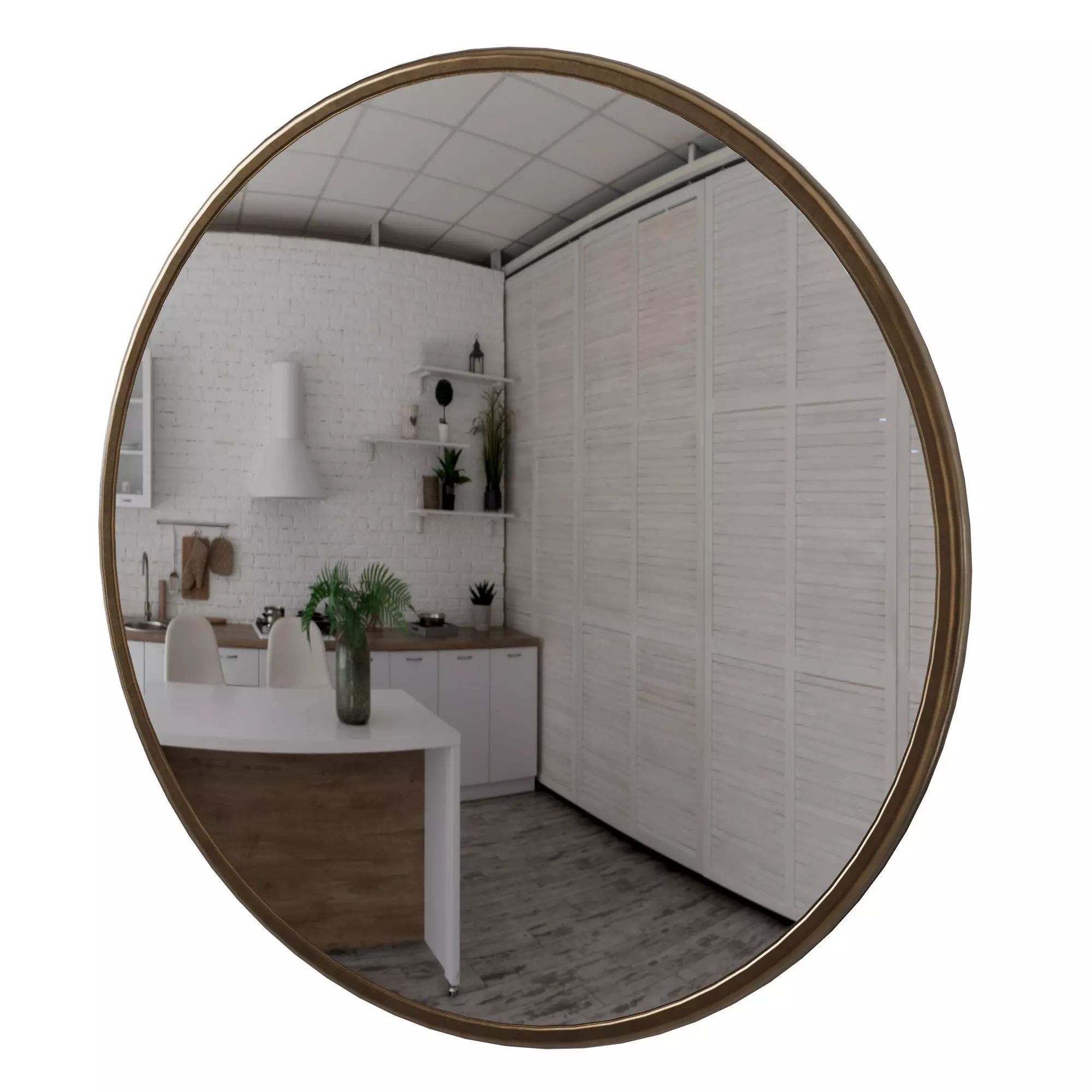 Paul Mirror by Medusa Home Low-poly 3D model