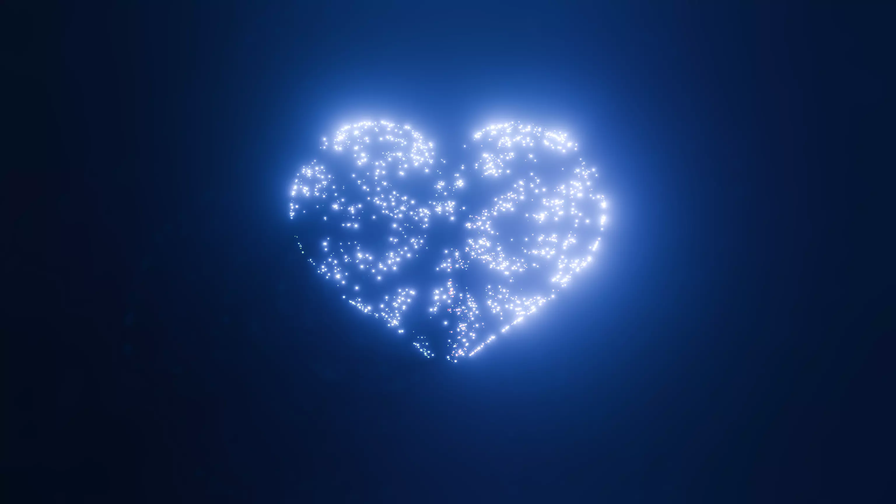 3D Animated Heart Shaped Firework Version 2 3D model