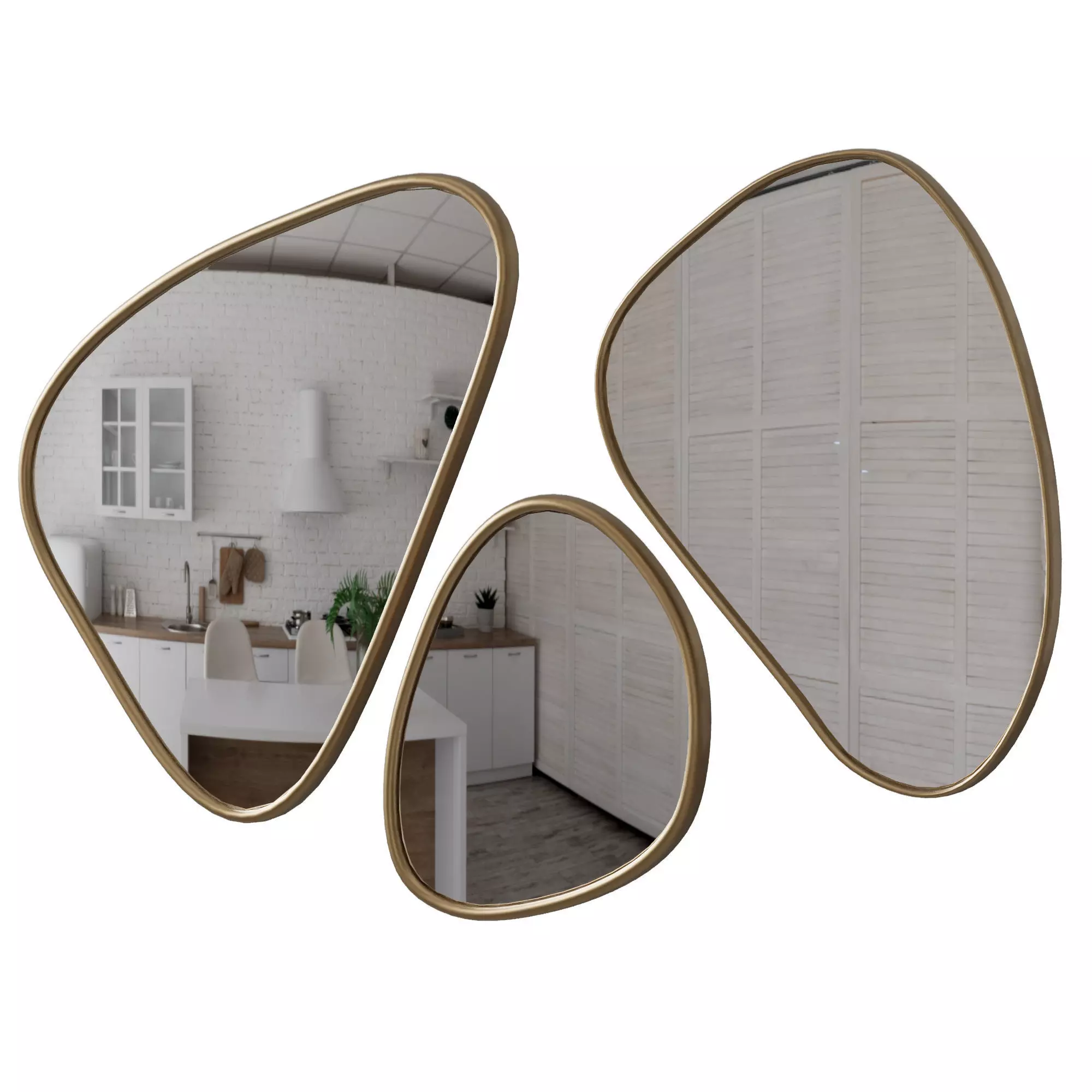 Opus Mirror By Medusa Home Low-poly 3D model