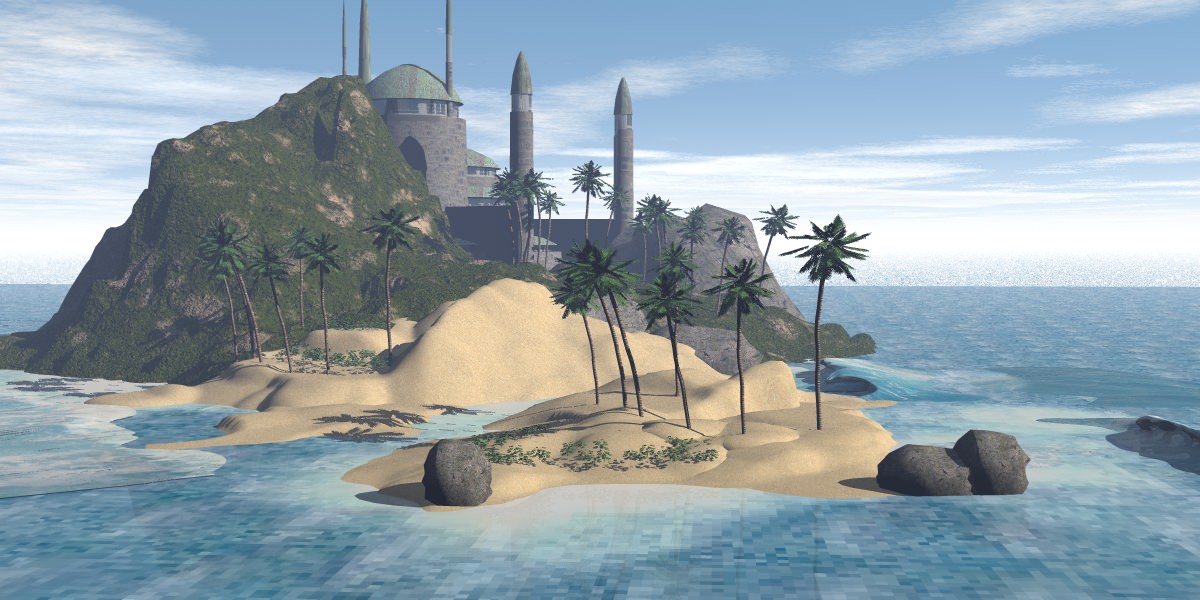 Castle Fantasy 3D model_5