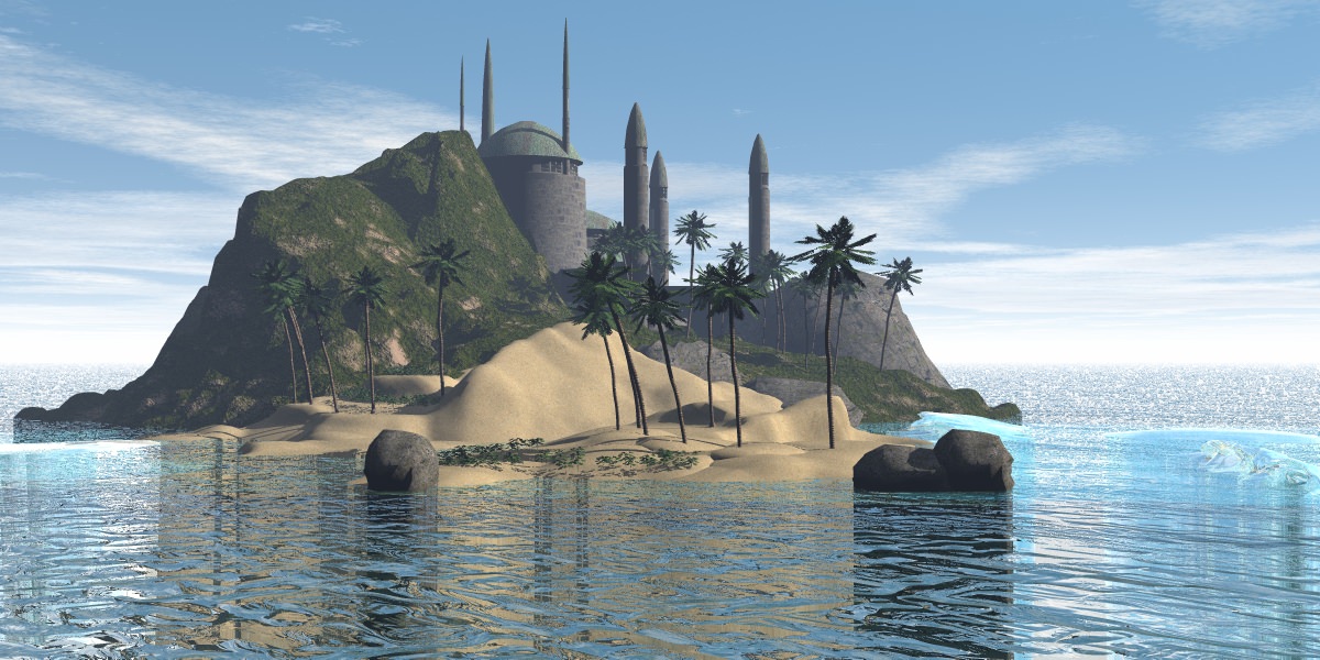 Castle Fantasy 3D model_3